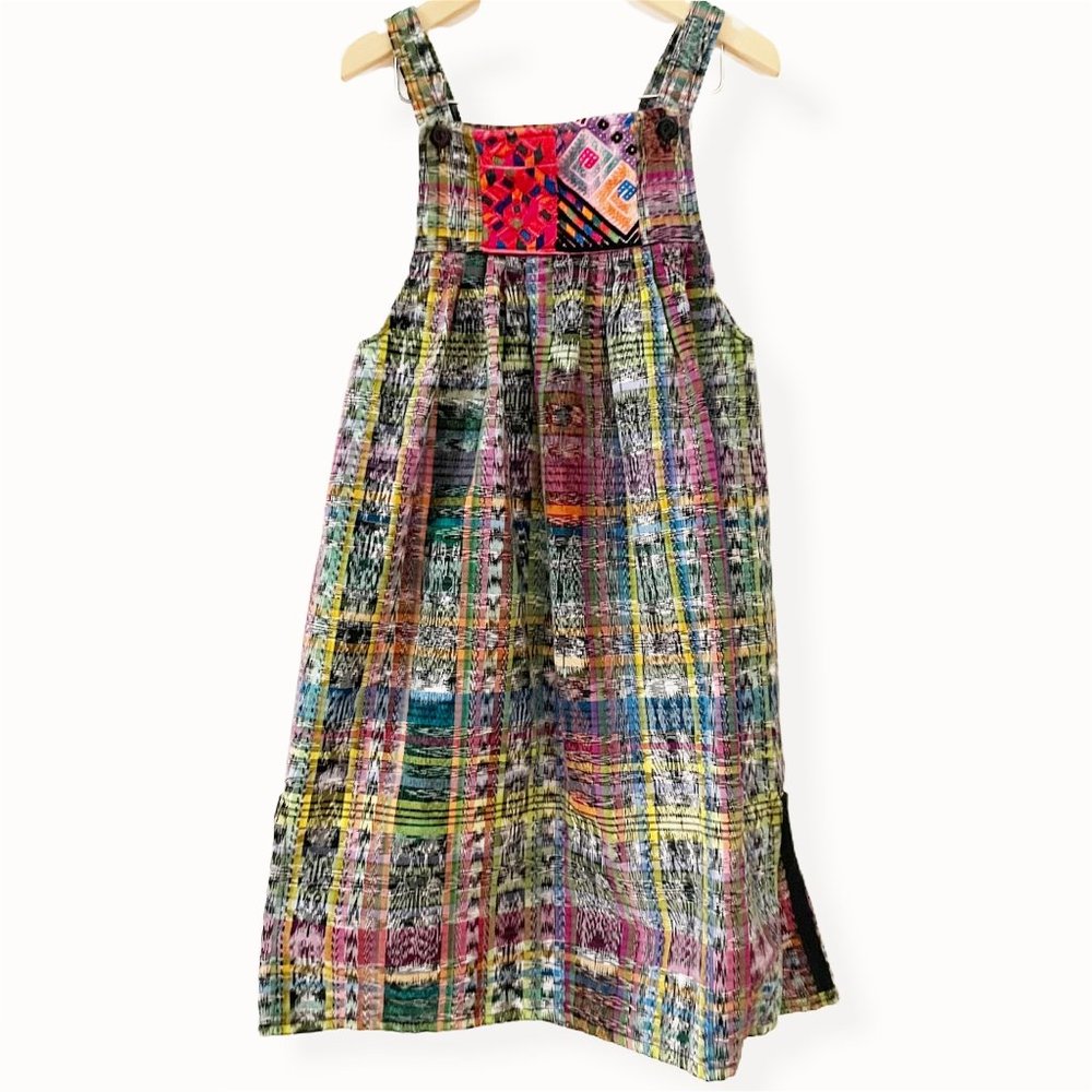 Multicolor Hand-Embroidered Guatemalan Maxi Dress